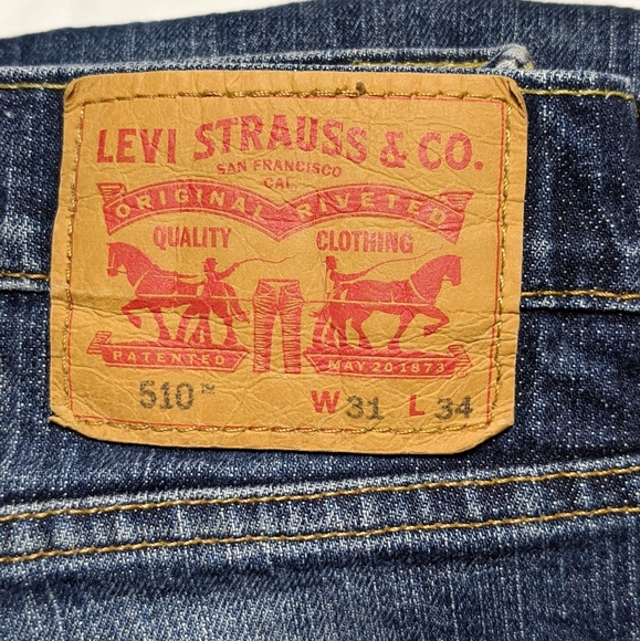 LEVI'S 510™ BLUE SKINNY FIT MEN'S JEANS - W31, L34 - Picture 6 of 7